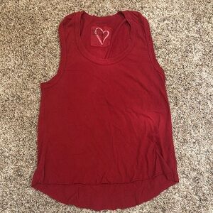 NWOT Frank & Eileen Tee Lab Red Tank Top Small